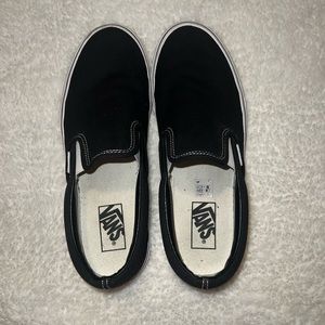Black slip on vans
